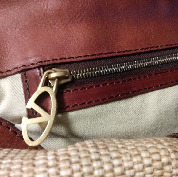 Valentino leather and linen satchel - Picture 5 of 11